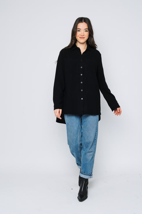 Blaine-Oversize Button-Up